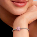 Charm Cubo Amor Cristal de Murano Rosa 794433C01