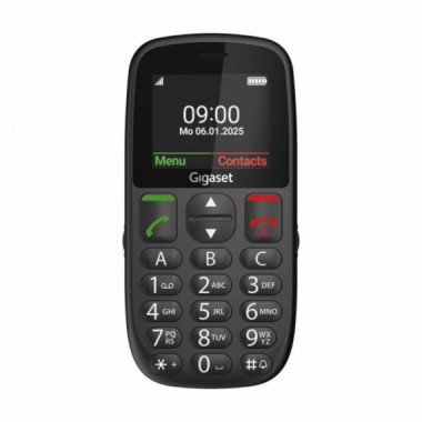 Tel&eacute;fono M&oacute;vil GIGASET GL395 Negro 2.2" (S30853-H1230-R101)