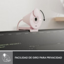Webcam Logitech Brio 300 Full HD USB-C Rosa