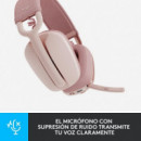 Auriculares con Micrófono Logitech Zone Vibe 100 Bluetooth 5.2 Rosa