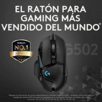 Ratón Gaming LOGITECH G502 Hero óptico USB Rgb Negro