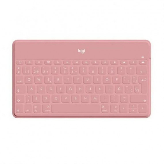Teclado Logitech Keys-To-Go Inalámbrico para iOS (Rosa) - 920-010043