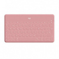Teclado LOGITECH Keys-to-go Inalámbrico para Ios (rosa) - 920-010043