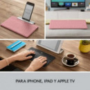 Teclado Logitech Keys-To-Go Inalámbrico para iOS (Rosa) - 920-010043