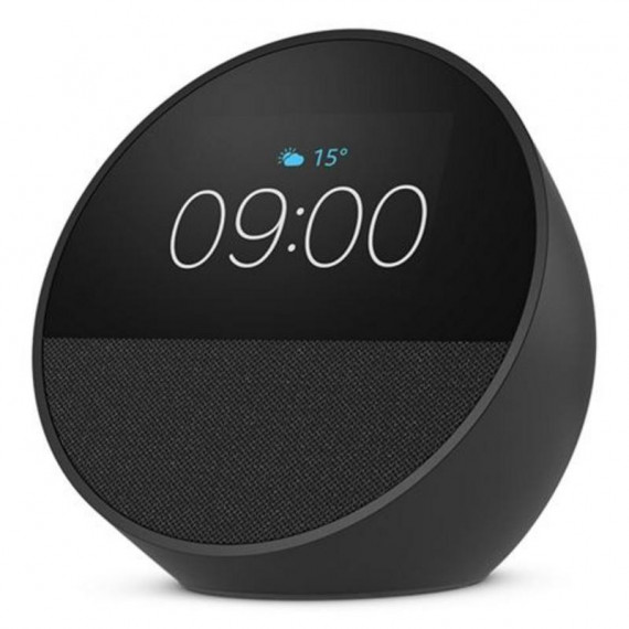 Altavoz Inteligente AMAZON Echo Spot con Alexa, Negro