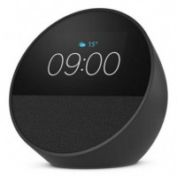 Altavoz Inteligente AMAZON Echo Spot con Alexa, Negro