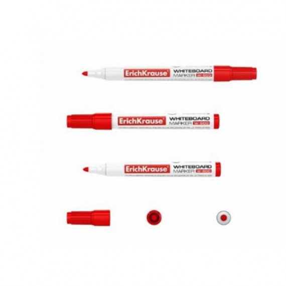Rotulador para Pizarra Blanca Erich Krause 0.8-2.5mm, Rojo
