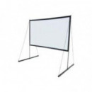 Pantalla de Proyección Portátil Approx 150" 16:9 326x184cm Tela Negra/Blanca (APPPB150A)