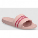 TOMMY HILFIGER - TH WEBBING POOL SLIDE - TQN - F|FW0FW09359/TQN