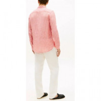 TOMMY HILFIGER - LINEN BENGAL STRIPE RF SHIRT - 0DM - F|MW0MW42400/0DM