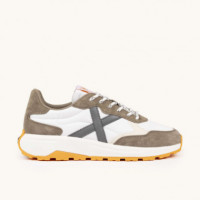 Tenis MUNICH Babel Blanco Marron Gris