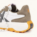 Tenis MUNICH Babel Blanco Marron Gris
