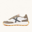 Tenis MUNICH Babel Blanco Marron Gris