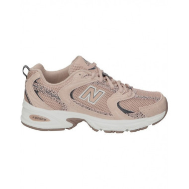 Playeras NEW BALANCE 530 Beige Animal Print