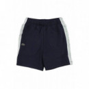 LCB LACOSTE TAPING SHORT MARINE