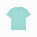 Camisetas Hombre Camiseta LA PAZ Dantas Green / Off White