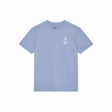 Camisetas Hombre Camiseta LA PAZ Dantas Indigo / Off White