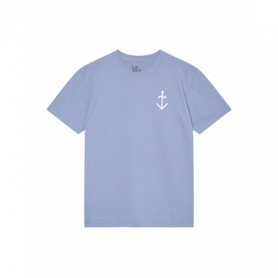 Camisetas Hombre Camiseta LA PAZ Dantas Indigo / Off White