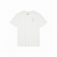 Camisetas Hombre Camiseta LA PAZ Dantas Off White / Wind Blue