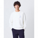 Jerséis y Sudaderas Sudadera LA PAZ Cunha Off White / Wind Blue