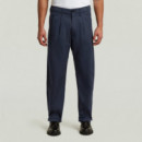 G-Star Raw Denim Pantalones G-STAR RAW Pleated Loose Tapered Chino Salute