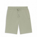 Hugo Red Shorts confeccionado en rizo de algodón 50530696-337