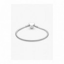 Pandora Pulsera Moments Diseño Cadena de Serpiente con cierre de Corazón 599206C00-21