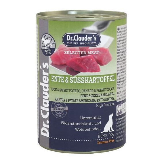 DR CLAUDER Dog Lata Pato/batata 400 Gr