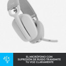 Auriculares Inalámbricos Logitech Zone Vibe 100 con Micrófono Bluetooth 5.2 Blanco