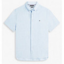 TOMMY HILFIGER - Pigment Dyed Linen Rf Shirt S/s - C1O - F|MW0MW41531/C1O