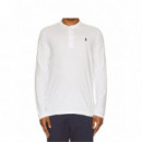 Polo RALPH LAUREN - Slub Jersey Henley Shirt - White - 710790058002/WHITE