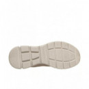 Zapatillas SKECHERS Mujer Beige