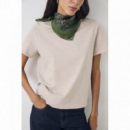 camisetas mujer Camiseta ESE O ESE Básica Trendy Taupe