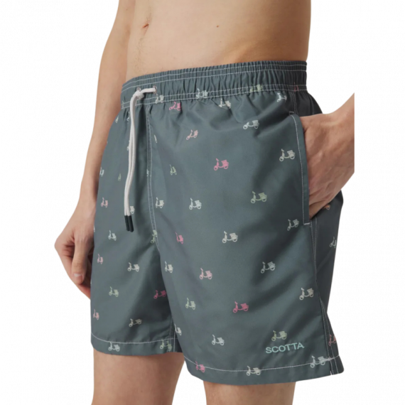 SCOTTA 1985 Camisas Bañador Scotta Logo Bico Azul Grisaceo