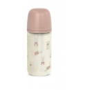SUAVINEX Biberon B.a.vidrio Sil 3P 240ML Rosa