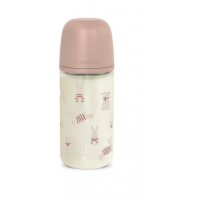 SUAVINEX Biberon B.a.vidrio Sil 3P 240ML Rosa