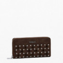 Desigual Monedero efecto piel tachuelas grande 25WAYP48-6009