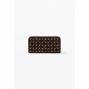 Desigual Monedero efecto piel tachuelas grande 25WAYP48-6009