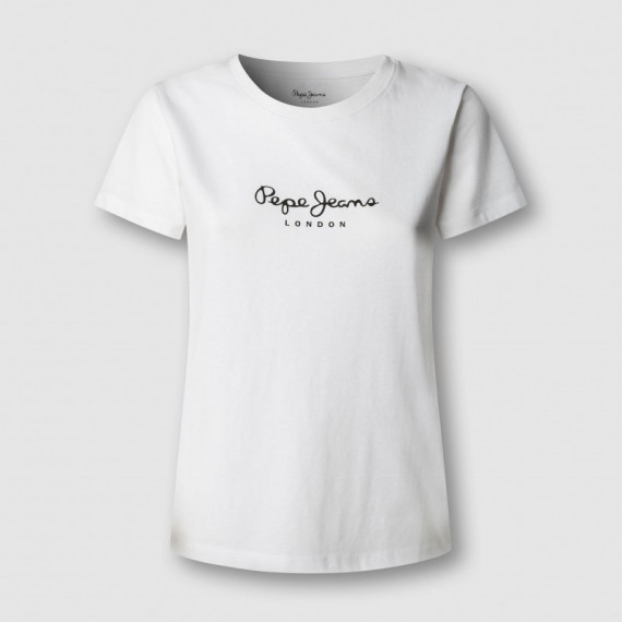 Pepe Jeans Camiseta básica de cuello redondo y manga corta PL5000122-800