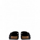 BIRKENSTOCK - Boston Wb Lenb - Black - 1031585/BLACK