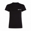 Karl Lagerfeld Camiseta Slim Negra A1W17004-999