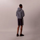 Shorts deportivos de felpa francesa y mezcla de algodón