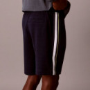 Shorts deportivos de felpa francesa y mezcla de algodón