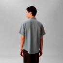 Camisa Solid Causal Linen Classic