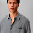 Camisa Solid Causal Linen Classic