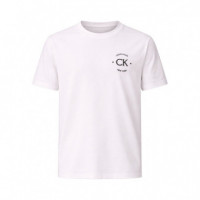 Camiseta con Logo Bordado  CALVIN KLEIN