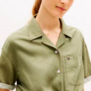 Camisa de Corte Amplio en Mezcla de Lino  TOMMY HILFIGER