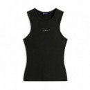 Camiseta Slim Script Label