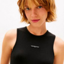 Camiseta Slim Script Label