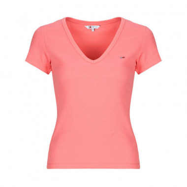 Camiseta Essential con cuello de pico